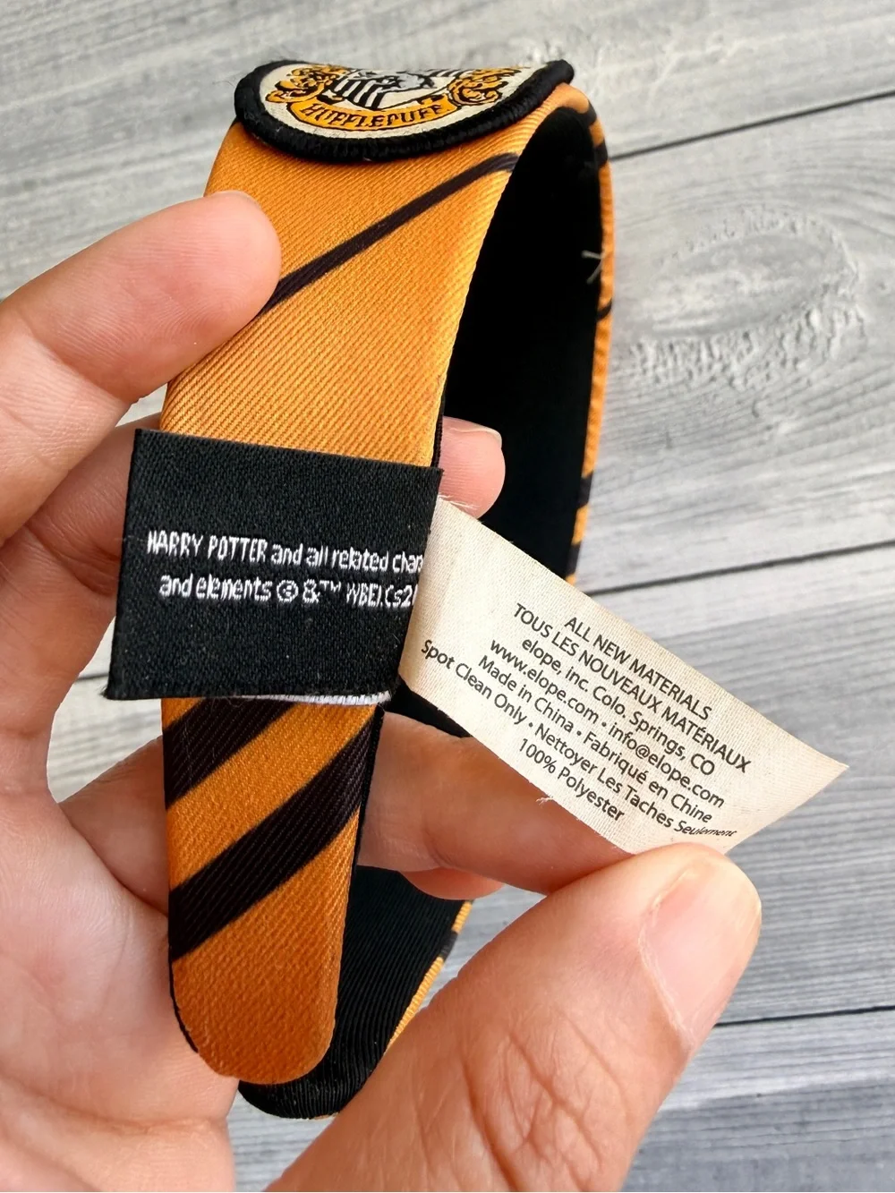 Official Harry Potter Hufflepuff Costume Headband by elope Cosplay